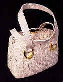 Magid Made in Italy woven rush bag