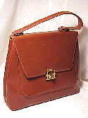 Viki Original Terra-cotta brown leather handbag 