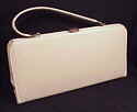 Spilene USA Oyster vinyl handbag