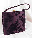 Coblentz 50's velvet handbag 