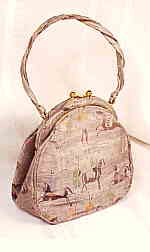 Italy Persian design silk pouch bag