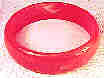 Bakelite-Bangle Bracelet Light Chinese Red